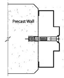 Standard Frame with Dyna-bolt (holes only)